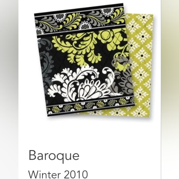 ๐VINTAGE๐ VERA BRADLEY Mini Hipster in Baroque Pattern - Picture 3 of 17